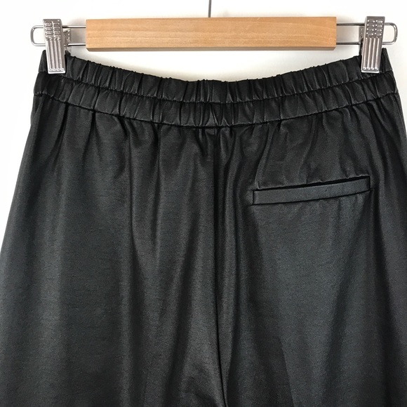 NWT Bloggers Favorite Zara Waxed Effect Wide Leg Pants Size XS - Picture 10 of 14